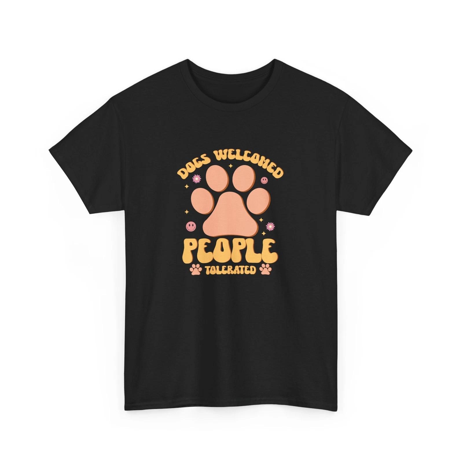 Dogs Books And Coffee T-Shirt – Funny Puppy Lover Paw Print Tee | Dog Shirt M