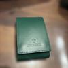 Rolex Green Leather Travel Case Pouch Watch Genuine Authentic