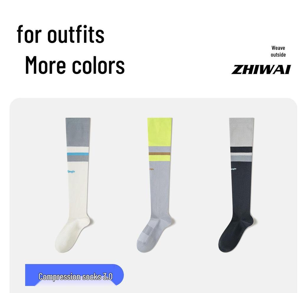 Micro-Pressure Compression Calf Socks for Cycling, Hiking, and Running