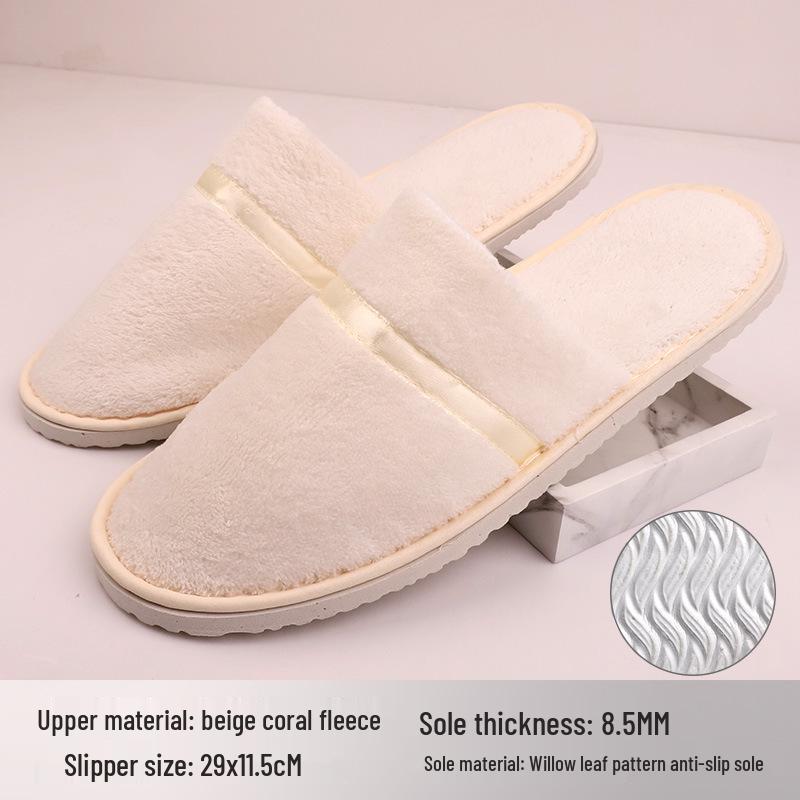 Disposable Non-slip Slippers for Hotels, B&Bs, and Beauty Salons