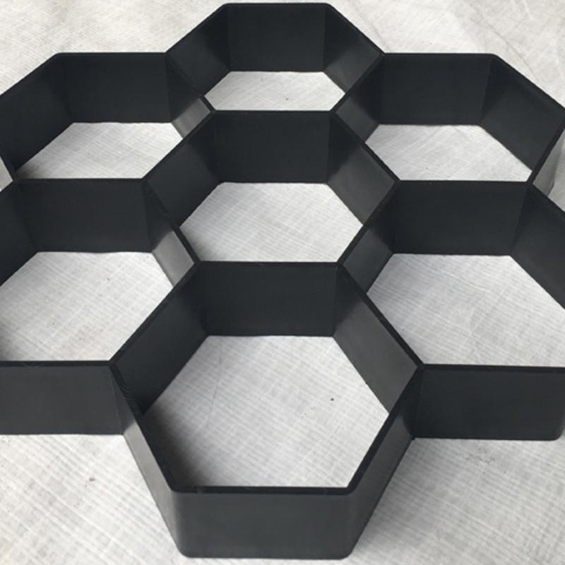 Plastic Garden Paths Maker Home Paths Paving Cement Mold Road Concrete Pavement Mold Reusables Brick Mold