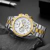 Brand Men's Watches Business Small Three Pin Multifunctional Solid Stainless Steel Waterproof Male Quartz Watch Clock