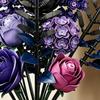 Moc Bukett Modell Montering Byggklossar Utbildande Kreativ Vuxen Barn Leksaker Rosor Blommor Klossar Set Skrivbordsdekoration Pojke Gåva