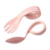 Portable Tableware Sets Antislip Utensils Baby Infant Training 2Pcs/Set Twist Fork Spoon Suit