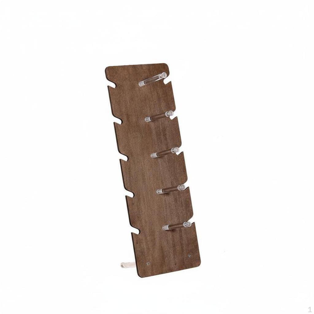 Wooden Glasses Display Stand Sturdy Wood Construction Sunglass Rack SpaceSaving