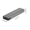 USB Type C for M.2 SSD Ternal Nclosure Box for M.2 NVME PCIE NGFF  M-Key for M/B for Key Hard Drive Disk Mobile F