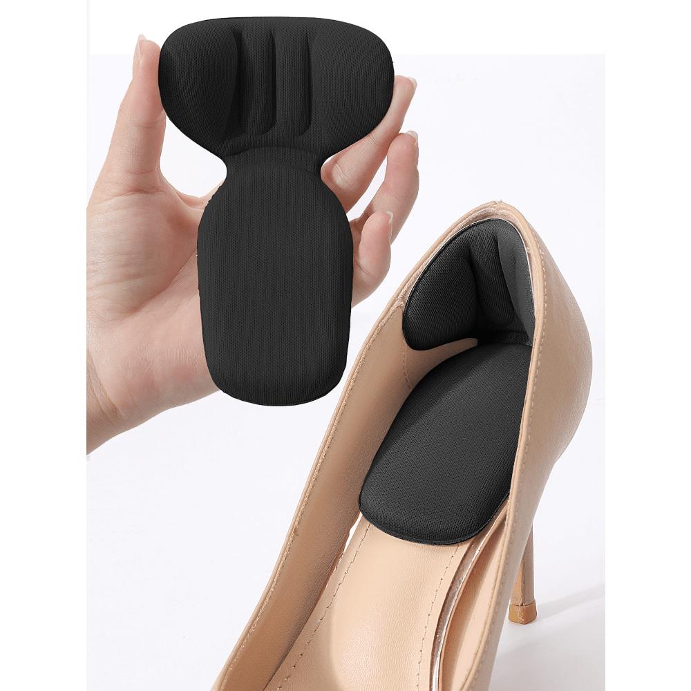 

1 пара накладок на пятку, подкладок, вставок для обуви, которая слишком велика, накладок на пятку для обуви, которая слишком велика, мужская, женская чёрный