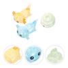 3Pcs Whimsical Axolotl Squeeze Toys Tpr Soft Stress Ball