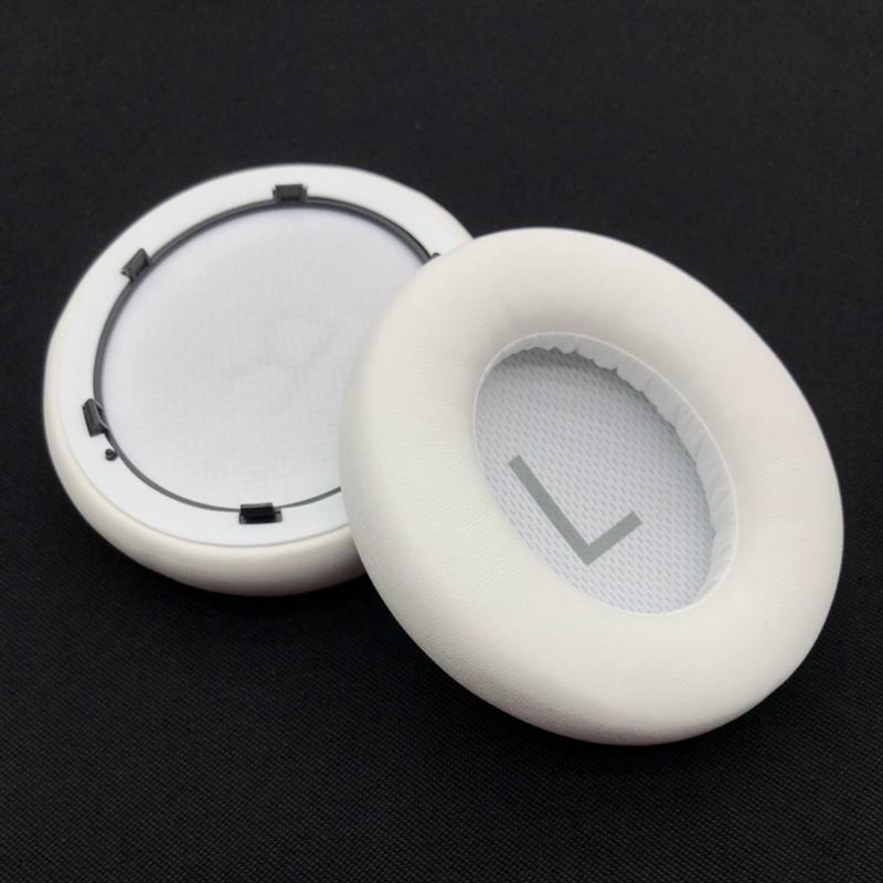 Earpads Cotton Linen Ear Cushions for Space Q45 Headphones Comfortable Noise Isolation Earpads Sleeves