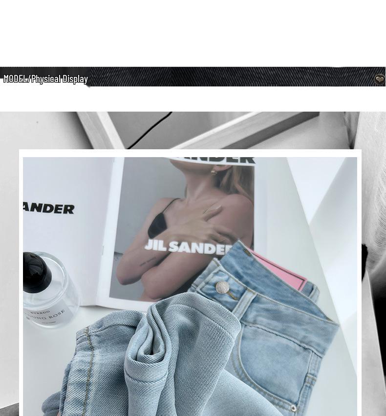 Damen Leichte Tencel Sommer Weitbein Hose - Hochtailliert, Slim-Fit und Gerades Bein Design