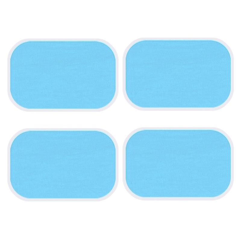 Reusable Gel Abdominal Toning Abdominal Patches Quiet Muscle Training For Home Gym Or Office Use