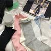 Rolled-up Socks, Women's Mid-calf Socks, Trendy Spring and Summer Cotton Socks, Thin Mesh Breathable Pile Long Socks