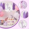 1/2 Birthday High Chair Banner Party Decor Creative Yarn Tassel Garland for Gift Kids