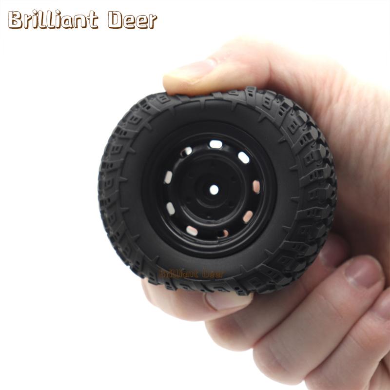 5mm Hex MN99S Rubber RC Wheels for MN98 MN82, WPL C24-1 B36 D12 C64 D74-1 Off Road Car Upgrade, High-Performance RC Tire