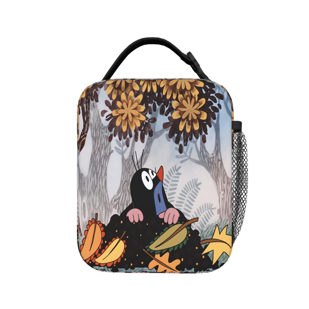 Czech Cartoon Krtek Mole Lunch Bag For Adult Lunch Box Casual Picnic Cooler Bag Portable Zipper Oxford Thermal Lunch Bags