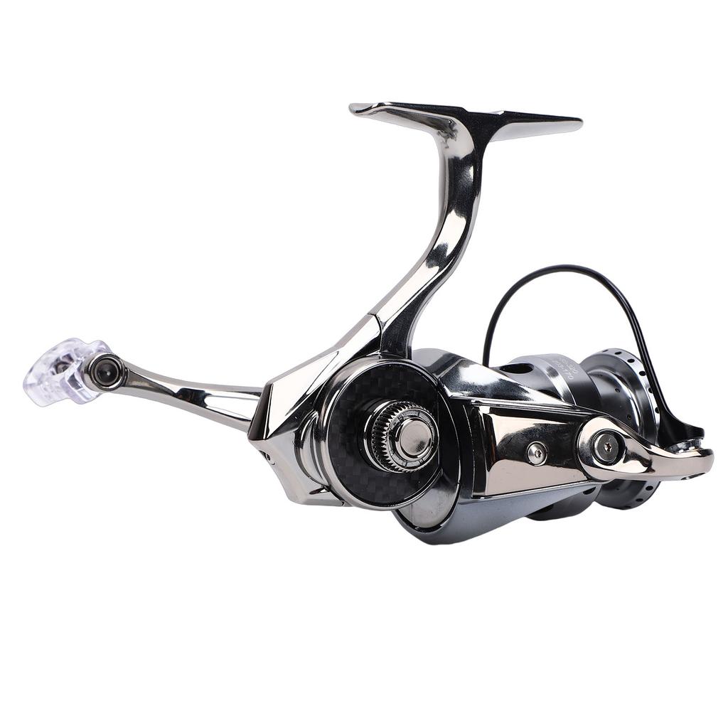 Fishing Reel with Carbon   Rock  Arm Stainless Steel Bearing 4KG Brake 5.2:1 Gear Ratio Double Handle IS1 1500
