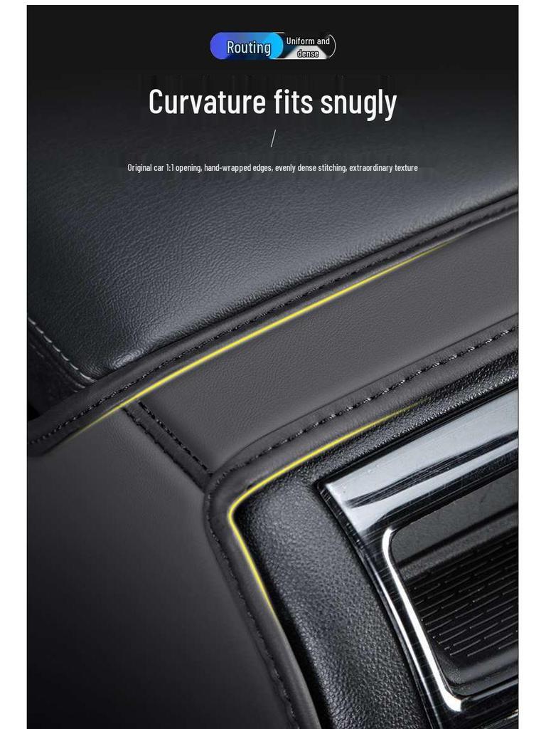 Blue E5 Car Anti-Kick Mat with Rear Air Vent Protector