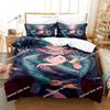 3d Anime ID INVADED Beding Set Single Twin Printed Bed Linen Set With Pilowcase Bed Soft Duvet Cover Single Double Quen Super King-Sized Dimensionsd