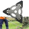 Brush Cutter Blade 3 Teeth Carbon Steel Lawn Mower Accessories Garden Trimmer Triangular Blades Serrated Triangular Blade