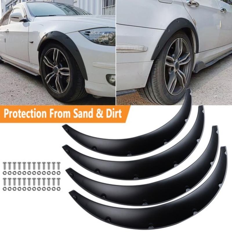 4x 32" 35" Fender Flares Wheel Arches Wide Body Mudguards For Infiniti G35 G37 Coupe Sedan