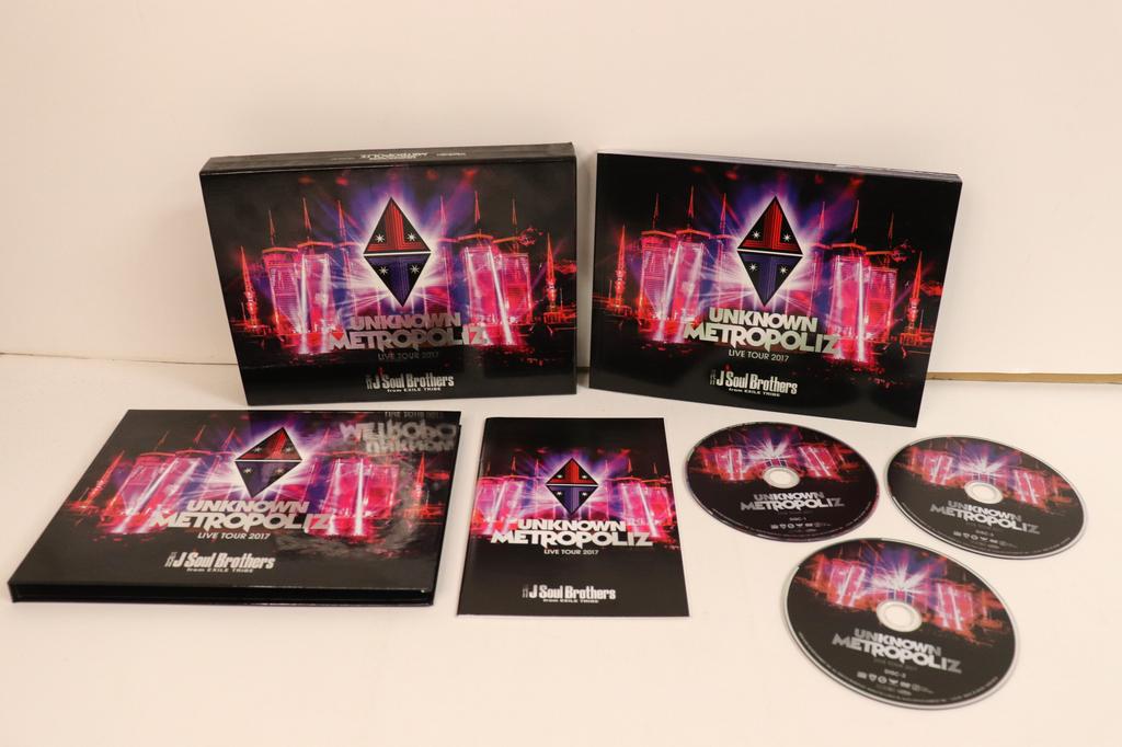 DVD SANDAIME J SOUL BROTHERS - Unknown Metropoliz Live Tour 2017 RZBD86529 RHYTHM ZONE Japan Japanese Pop/Rock Used