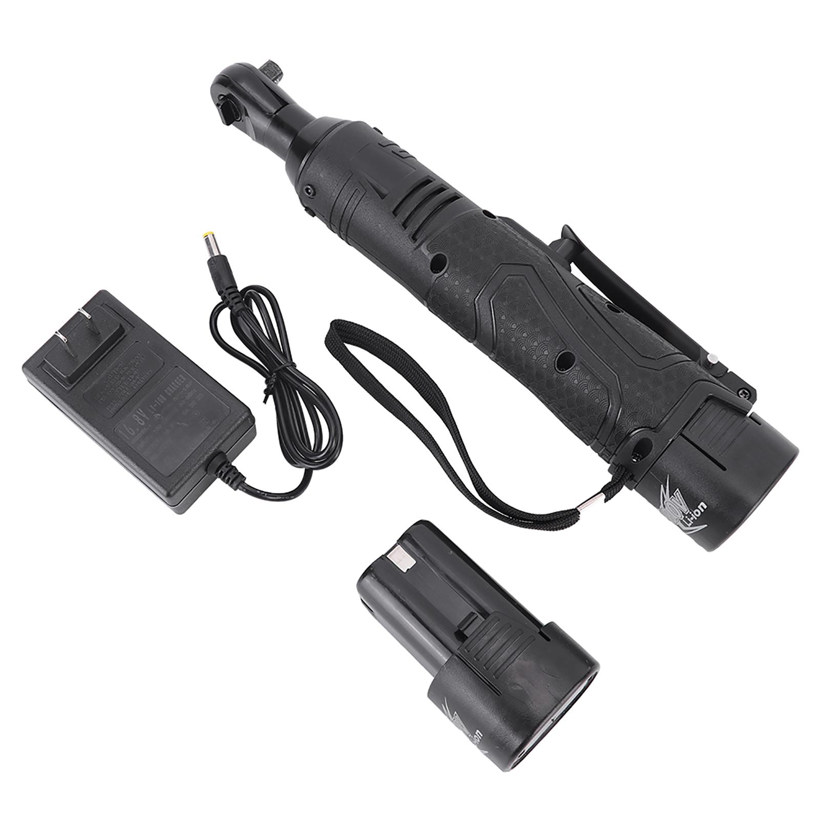 

3/8 дюйма 90 градусов правый угол 18 В трещоточный ключ электрическая зарядка с литиевой батареей вилка AU 220 В