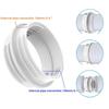 Air Conditioner Hose Fittings Round/Square Shaped Exhaust Duct Hose Adapter AC Hose Connector Extensions for 5.1 and 5.9 Inch
