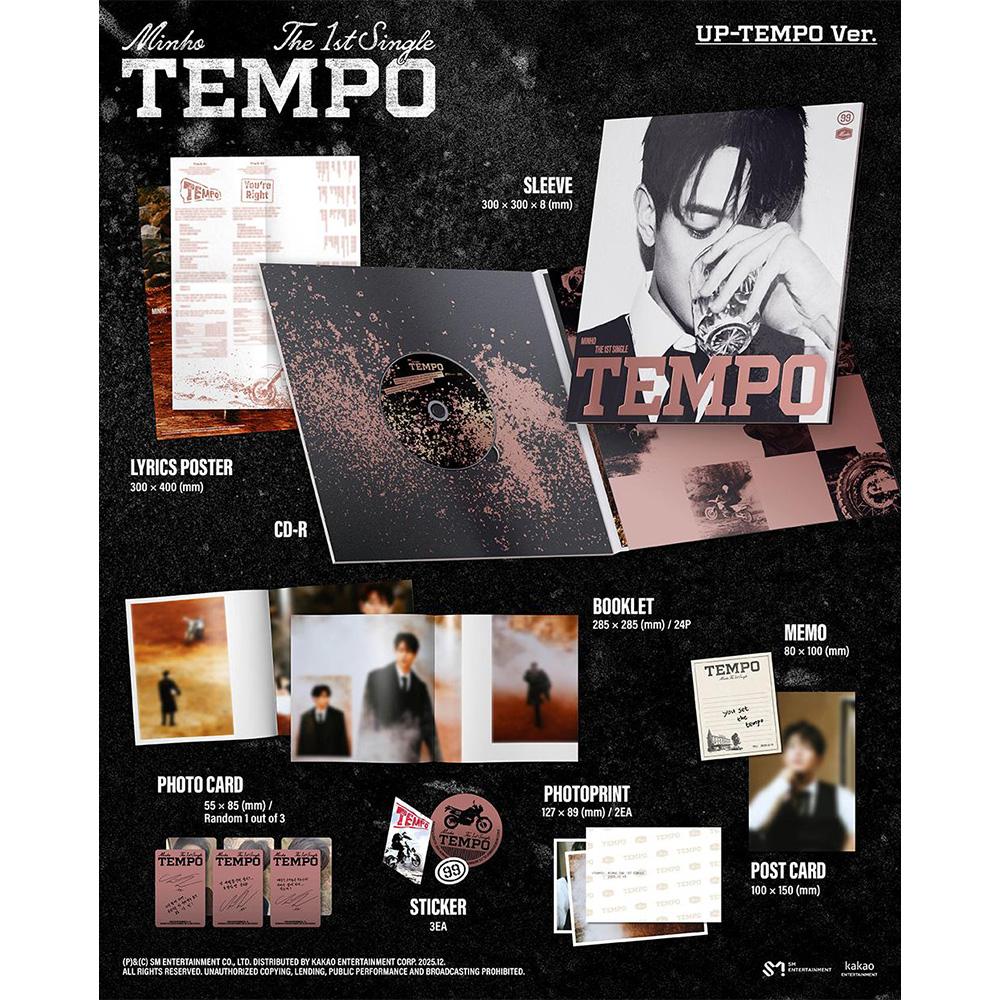 [pre-order] (SHINee) MINHO 1st Single Album - TEMPO