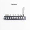 6.35mm Electric Screwdriver Drill Bit Set, 12 Pieces