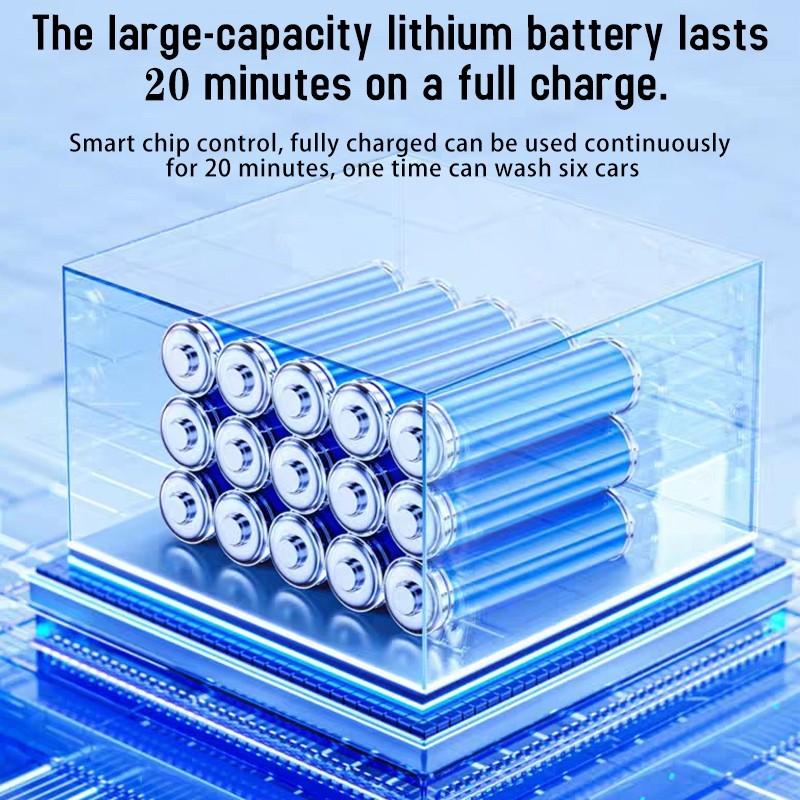Kabelloser tragbarer Autoschaumsprüher Große Kapazität Elektrische Schaumnebel-Sprühflasche für Gartenarbeit Haus Auto Reinigung