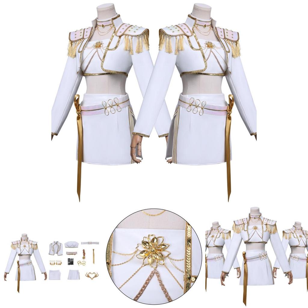 Kpop Demon Hunters Cosplay Costume With Faux Leather For Anime Game Role Play