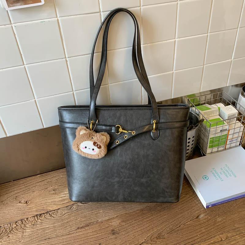 Large-capacity Retro Bag Women's Autumn and Winter 2025 New Simple and Versatile Shoulder Underarm Bag Casual Commuter Tote Bag