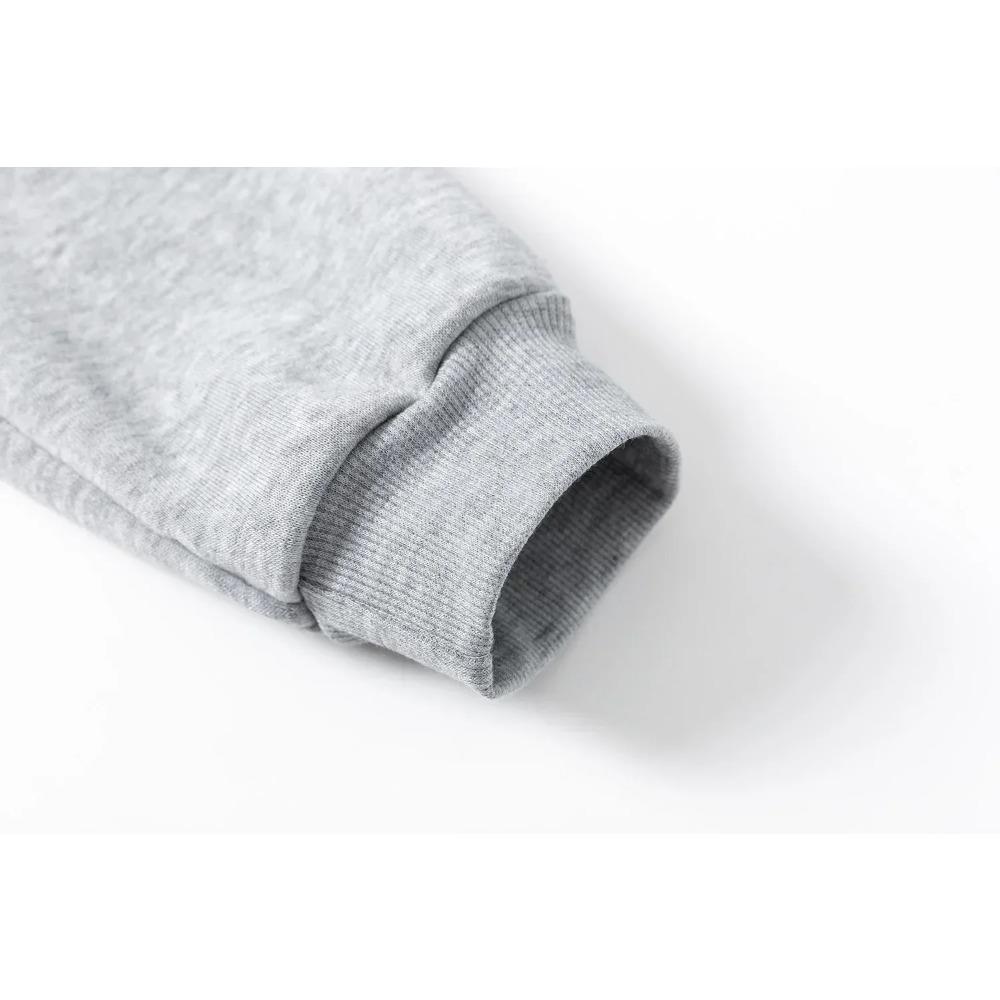 Mens Soft Comfortable Boston Print Hooded Sweatshirt Sweatpants Set Eco-friendly Thin Velvet Warm Autumn Winter Hoodies