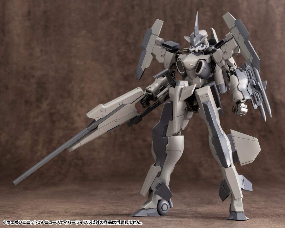 Kotobukiya Modeling Support Goods Weapon Unit 09 New Sniper 148mm in Plastic Model Molded Color RW009X M.S.G Rifle, length, Kit,