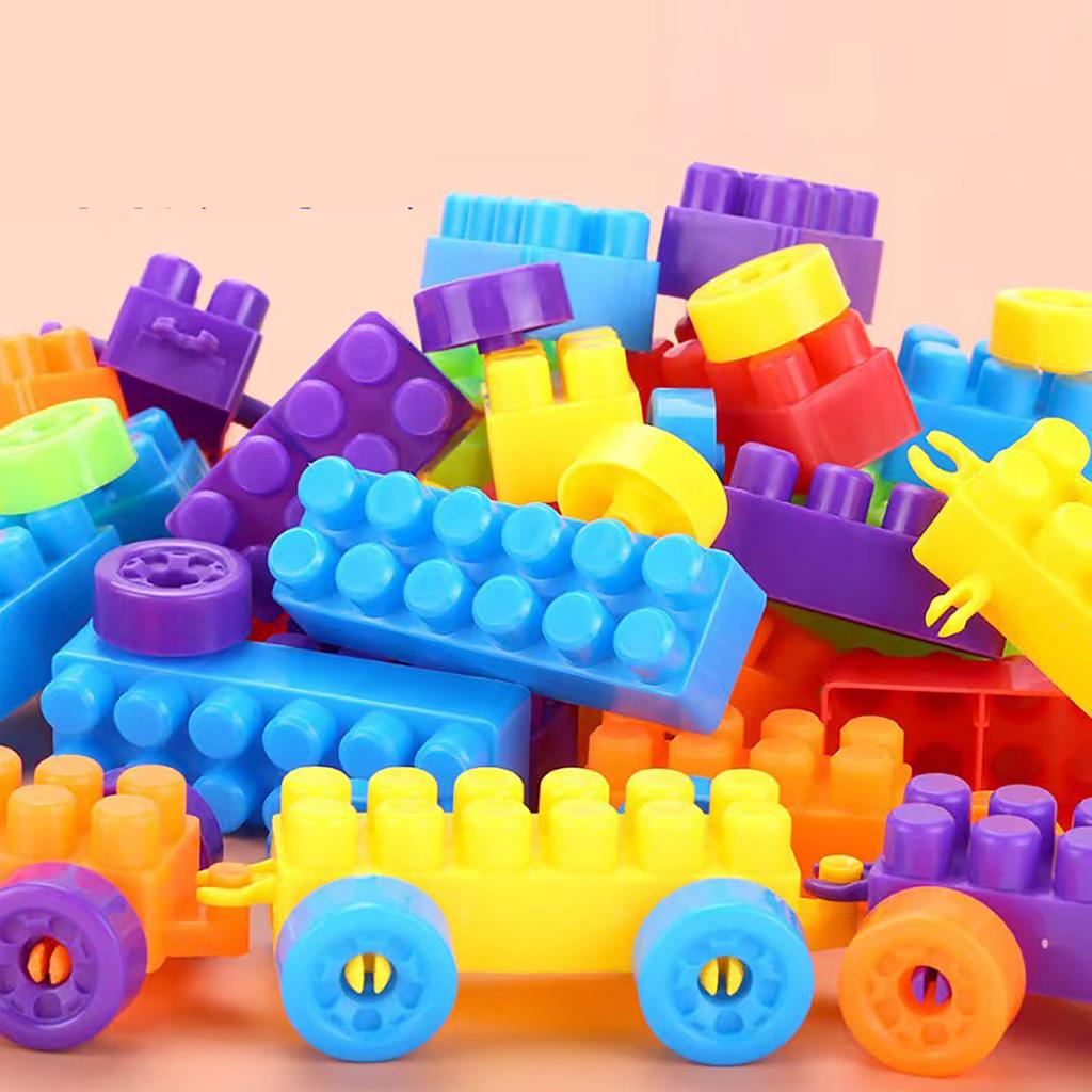 Diy Large Particle Building Blocks, Children'S Early Education Enlightenment Puzzle Puzzle Puzzle Block Toys, Parent-Child Inter