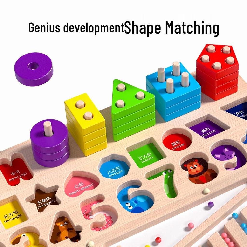 Montessori Educational Toys for Toddlers: Jigsaw Puzzles & Building Blocks for Ages 1-2, Boys & Girls