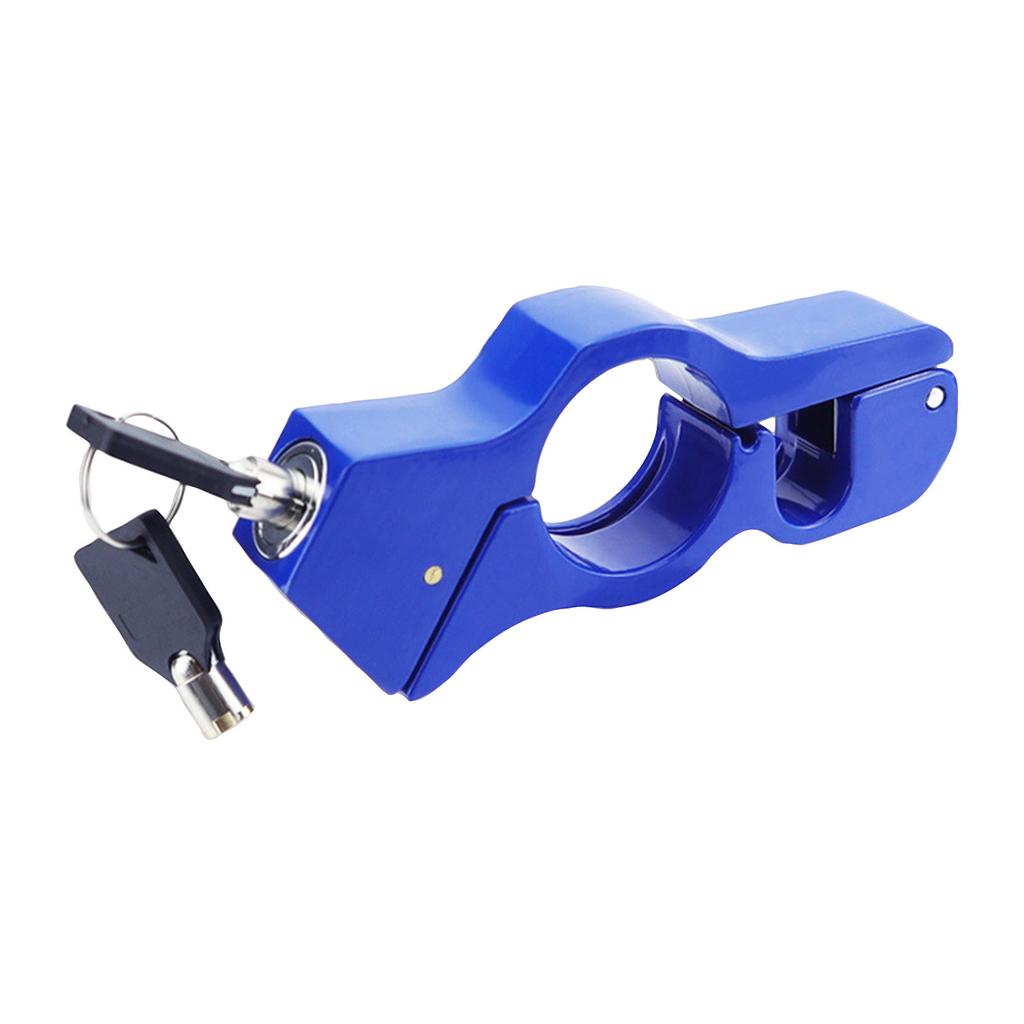 Motorcycle Handlebar Lock High Strength Aluminium Alloy -Theft Throttle Lock For Scooters Motorcycles And Atvs Heavy Duty Vehicle Security