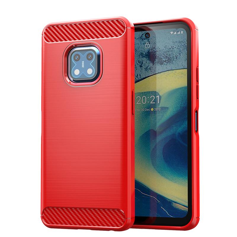 For Nokia XR20 Case Rubber Silicone Shockproof Carbon Fiber Cover For Nokia XR20 NokiaXR20 Phone Case For Nokia XR20 Case 6.67