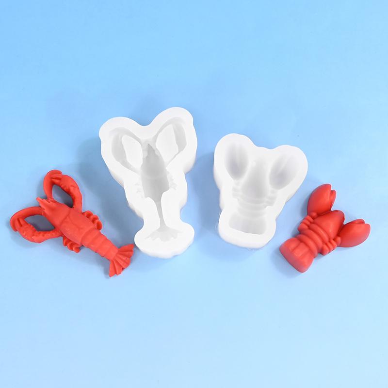 תבנית סיליקון לעוגה שוקולד בצורת דג קוי לובסטר ג'לי בעבודת יד סוכרייה למאפה ביתי כלי אפייה למטבח