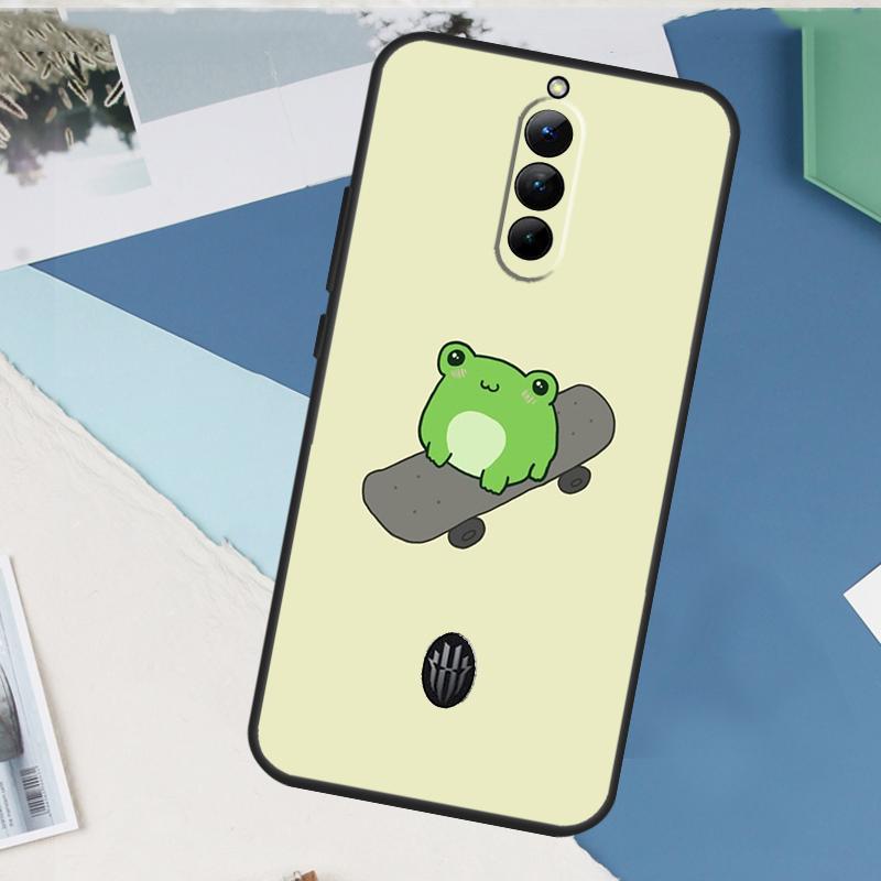 

Чехол-скейтборд с лягушкой, милый кавайный чехол для ZTE Nubia Red Magic 10S 11 10 9 8 8S 9S Pro Plus 6 7 6S 7S Pro 5G 6R 10 Air Red Magic 7S
