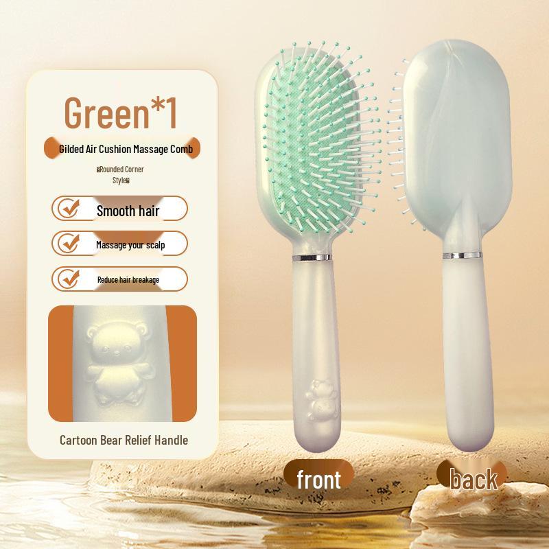 Perlglänzender Antistatischer Doppelnutzungs-Airbag-Massagekamm für Frauen