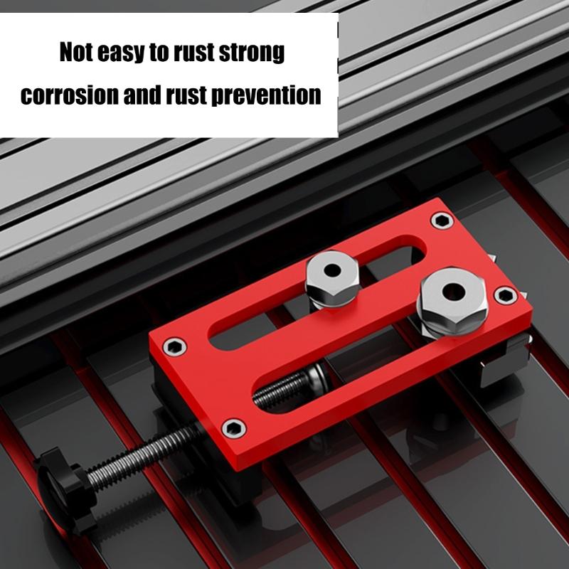 Adjustable Punch Positioning Guide Positioning Tool for Accurate Drilling in Aluminum Alloy and Metalwork Projects