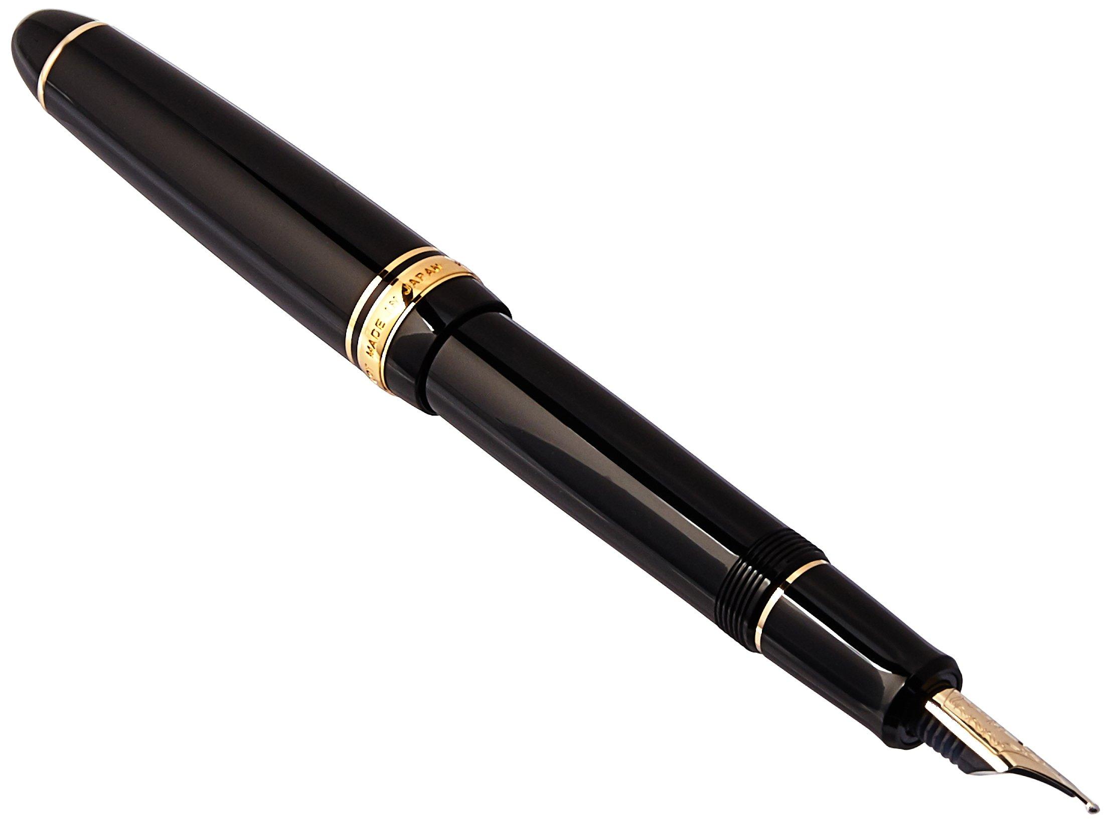 

PILOT Mannenhitsu Custom 742 B BB Fountain FKK2000RBBB Pen, Black, чорний