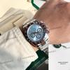 Lao Jia Di Na Men's Luminous Water Ghost Three-Eye Six-Needle Automatic Mechanical Chronograph Watch