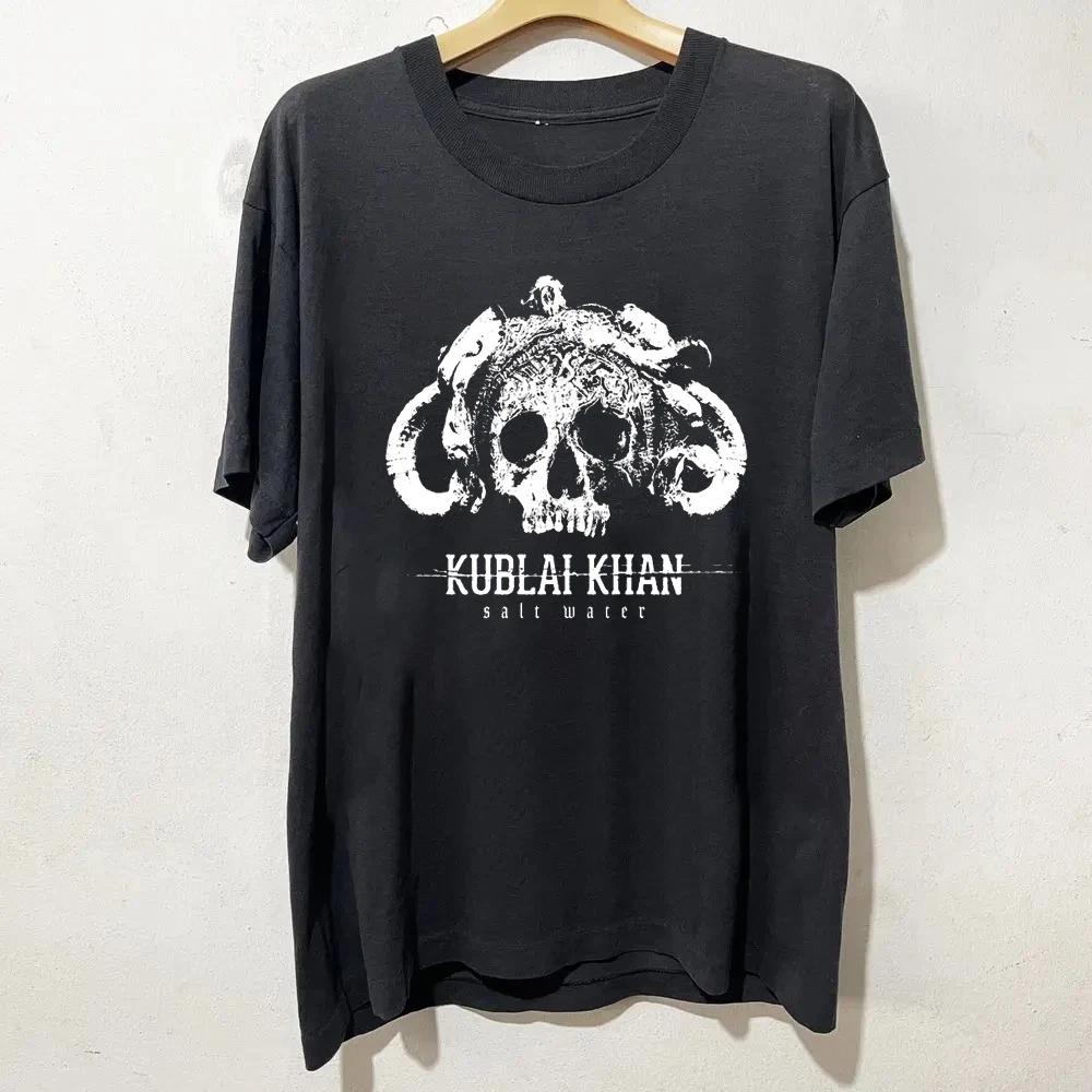Kublai Khan TX Black Cotton Gift For Fans Unisex S-5XL T-shirt RARE HRL482 XL