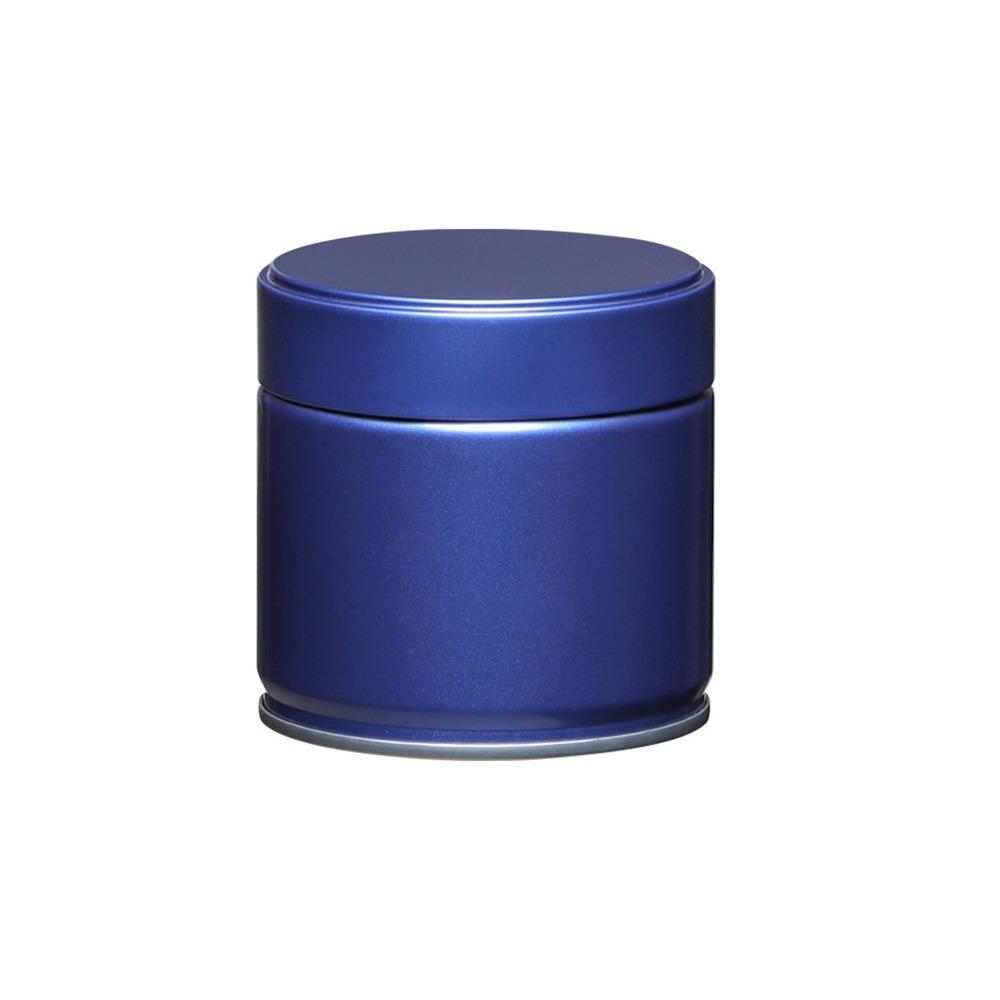 Portable Tinplate Tea Tin Large Capacity Round Sealed Tea Can Moisture-proof Tea Jar for Home&Travel