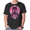 Unisex Crew Neck T-Shirt Heart Moon Wand Graphic Short Sleeve Casual Tee