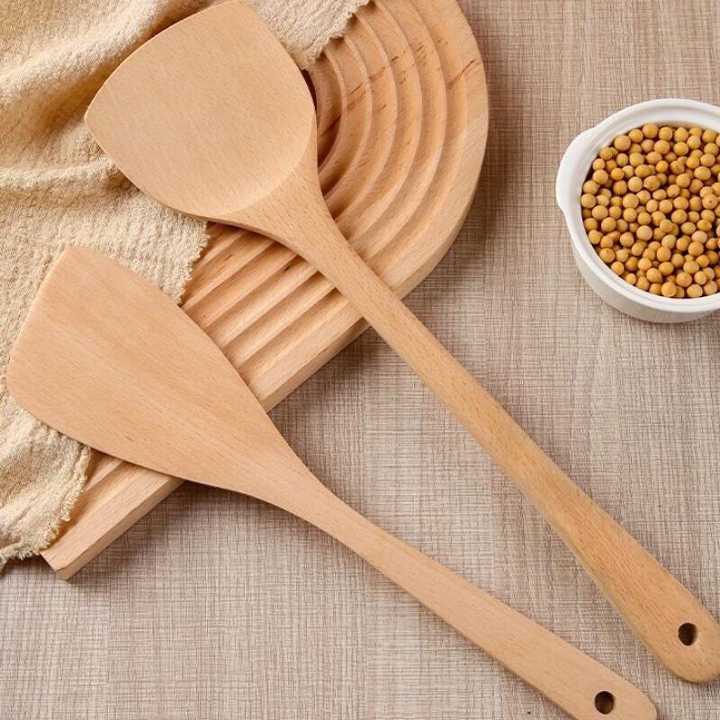 Solid Wood Multi-purpose Kitchen Spatula