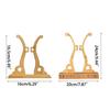 Round Fan Holder Stable Bamboo Fan Bracket Frame Display Tool Desktop Decoration