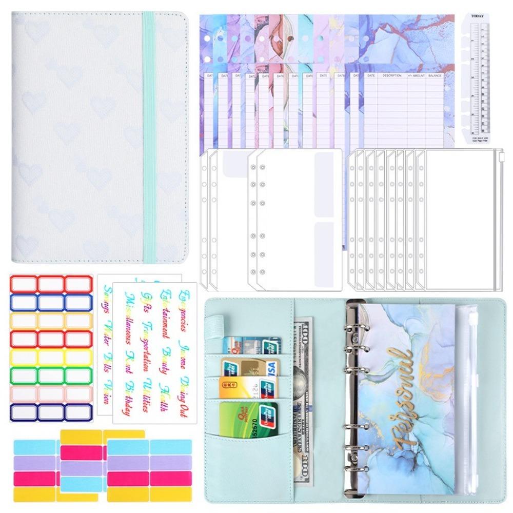

Love Savings Notebook Macaroon Color Cash Budget Planner New Money Saving Challenge Book Couples